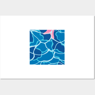 pool ocean view Posters and Art